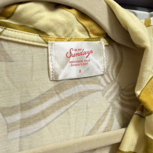 In My Sundays Yellow Bow Pajama Set - Picture 3 of 15